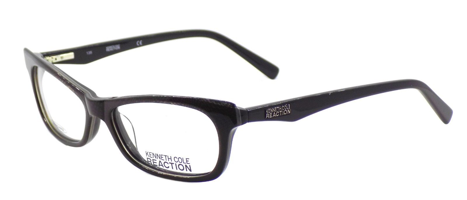 1-Kenneth Cole REACTION KC746 005 Women's Eyeglasses Frames 53-15-135 Black + CASE-664689599431-IKSpecs