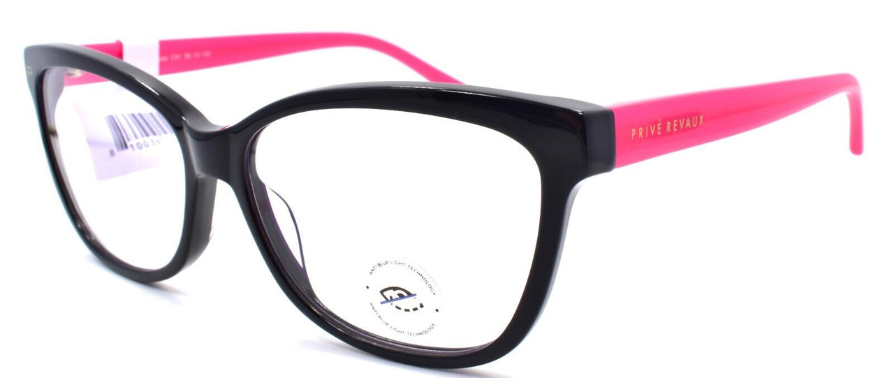 1-Prive Revaux Good Notes Women's Glasses Anti Blue Light RX-ready Black / Magenta-810036102834-IKSpecs