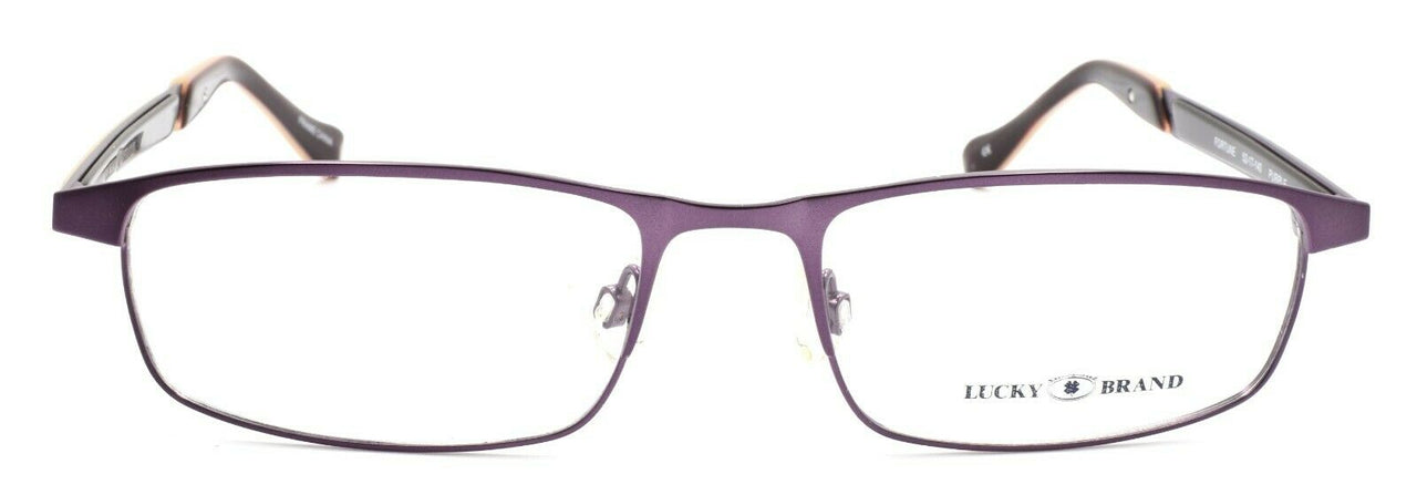 2-LUCKY BRAND Fortune Women's Eyeglasses Frames 52-17-140 Purple + CASE-751286215182-IKSpecs