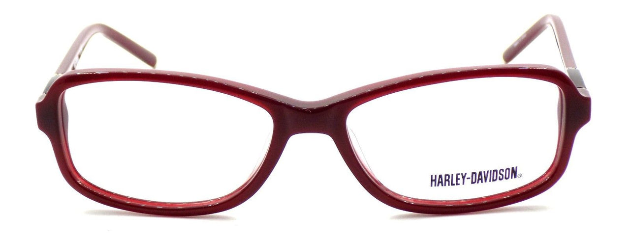 2-Harley Davidson HD0537 069 Women's Eyeglasses Frames 54-16-135 Shiny Bordeaux-664689889150-IKSpecs