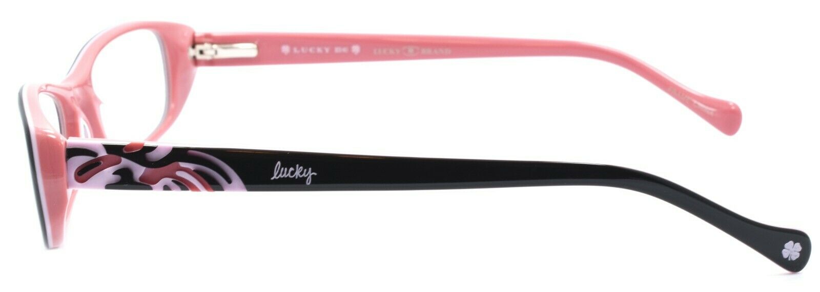 3-LUCKY BRAND Spark Plug Kids Girls Eyeglasses Frames 49-16-130 Black-751286246155-IKSpecs