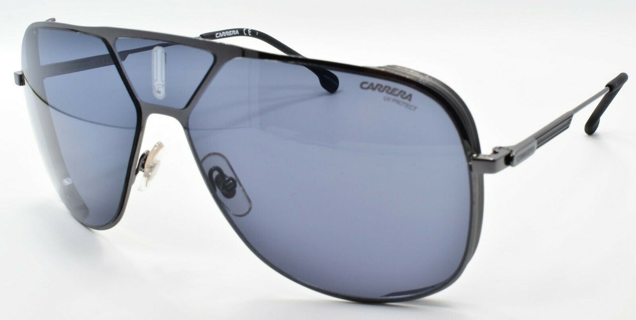1-Carrera Lens3s KJ12K Special Edition Sunglasses Aviator Dark Ruthenium / Gray-716736198101-IKSpecs