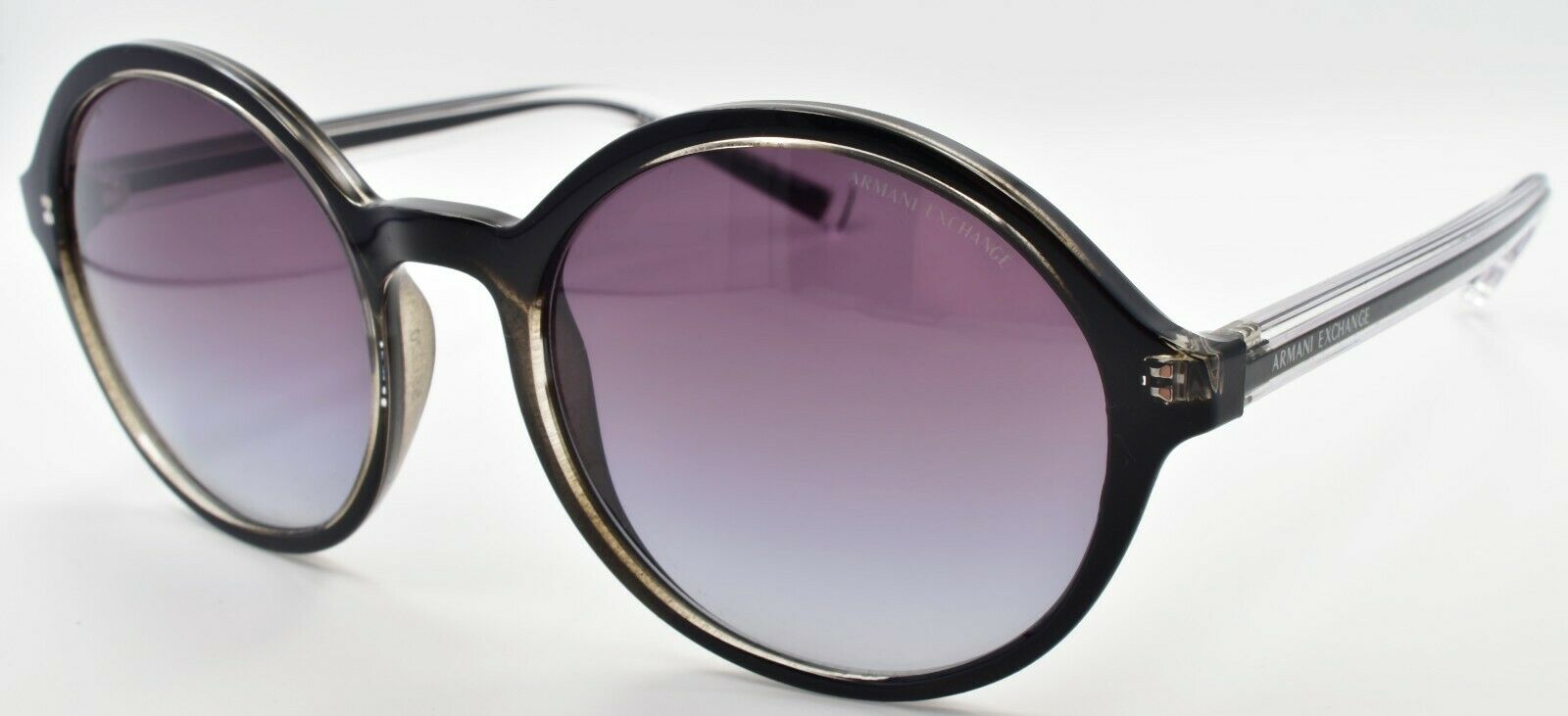1-Armani Exchange AX4101S 83218G Women's Sunglasses Crystal Grey / Grey Gradient-7895653197220-IKSpecs