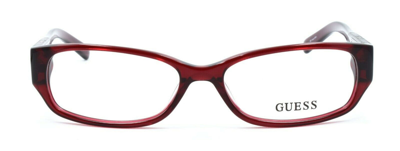 2-GUESS GU2393 BUR Women's Eyeglasses Frames Plastic 52-15-135 Burgundy + CASE-715583920484-IKSpecs