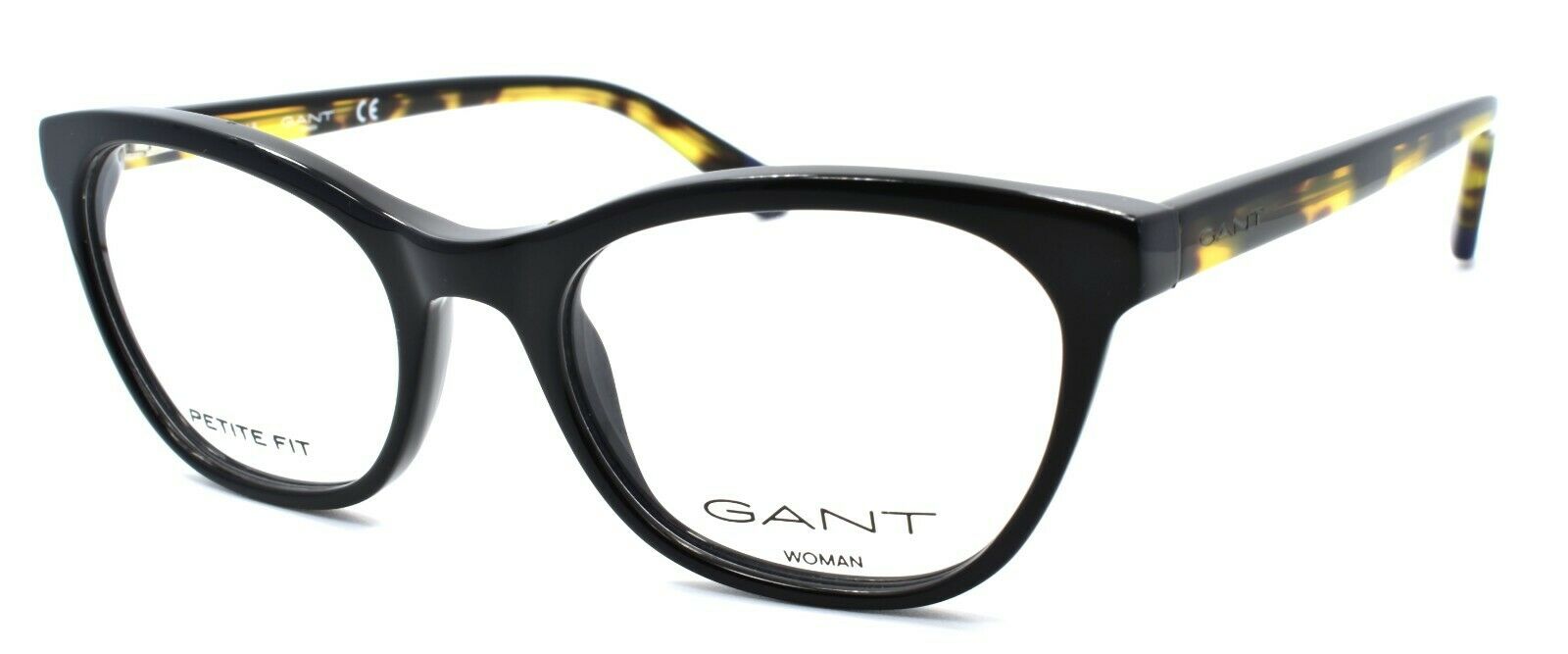 1-GANT GA4084 001 Women's Eyeglasses Frames Cat Eye Petite 50-18-140 Black-664689974610-IKSpecs