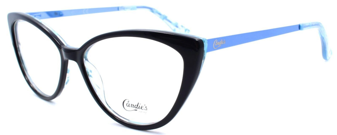 1-Candies CA0169 001 Women's Eyeglasses Frames 53-14-140 Black / Blue-889214079862-IKSpecs