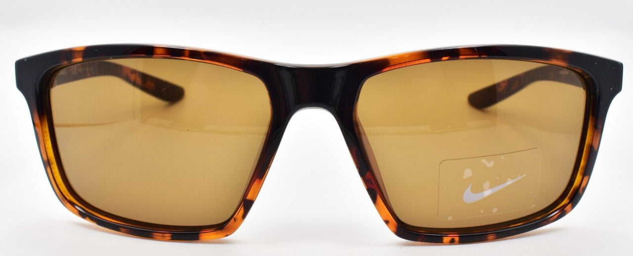 Nike Valiant CW4645 220 Sunglasses Tortoise / Dark Brown Lens Italy
