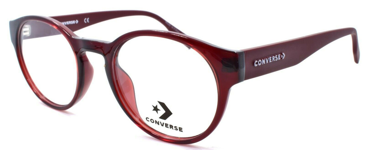 CONVERSE CV5018 610 Men's Eyeglasses Frames Round 49-20-145 Crystal Team Red