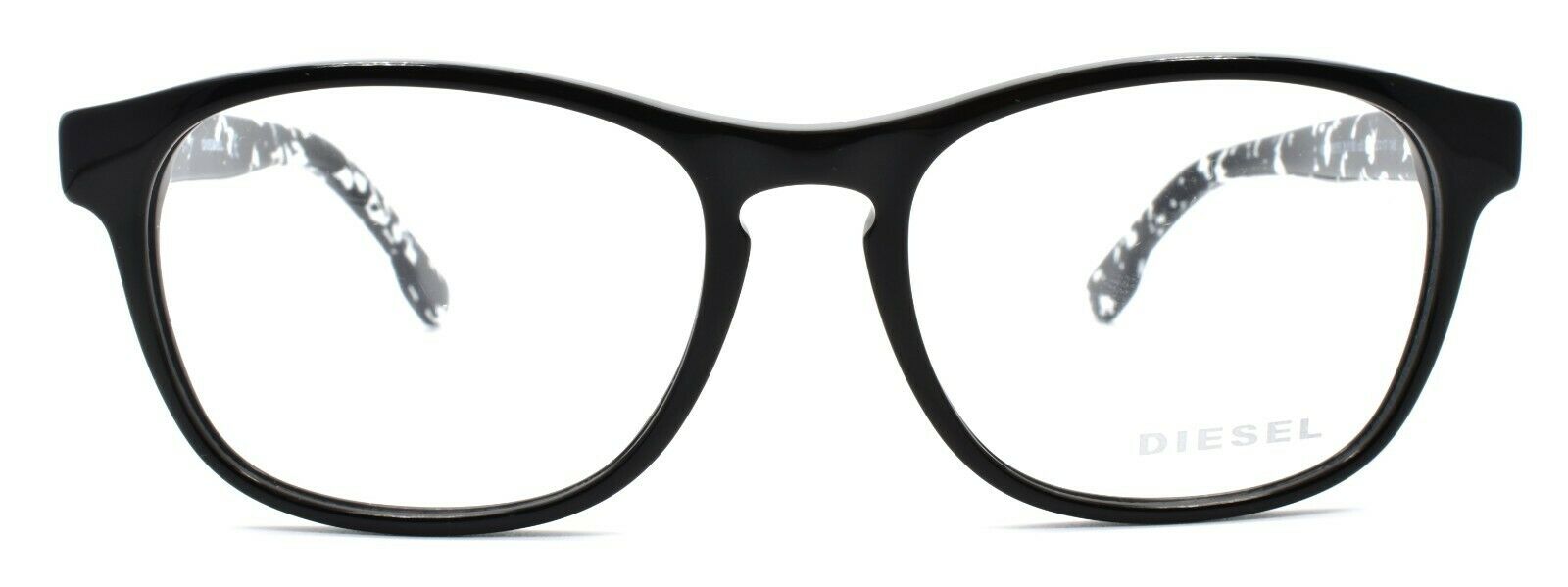 2-Diesel DL5190 001 Unisex Eyeglasses Frames 52-17-145 Black / Blue Denim-664689763993-IKSpecs