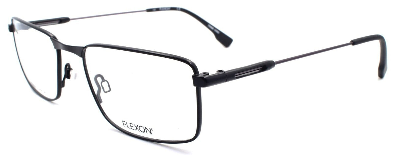 1-Flexon E1123 001 Men's Eyeglasses Frames Black 53-19-145 Flexible Titanium-883900206556-IKSpecs