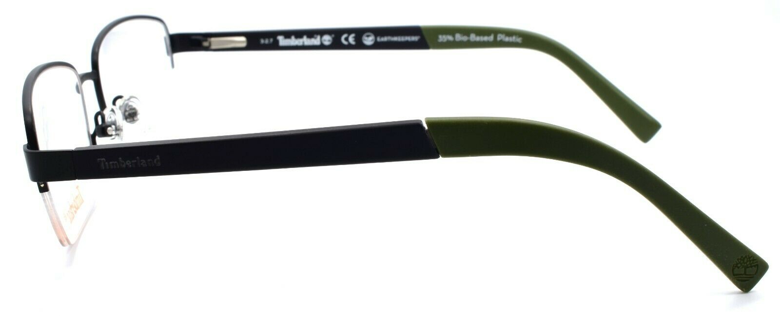 3-TIMBERLAND TB1588 002 Men's Eyeglasses Frames Half-rim 56-18-145 Matte Black-664689933938-IKSpecs