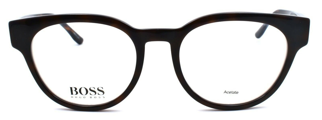 2-BOSS by Hugo Boss 0889 0T9 Eyeglasses Frames 51-19-140 Havana Brick Ivory-762753535436-IKSpecs
