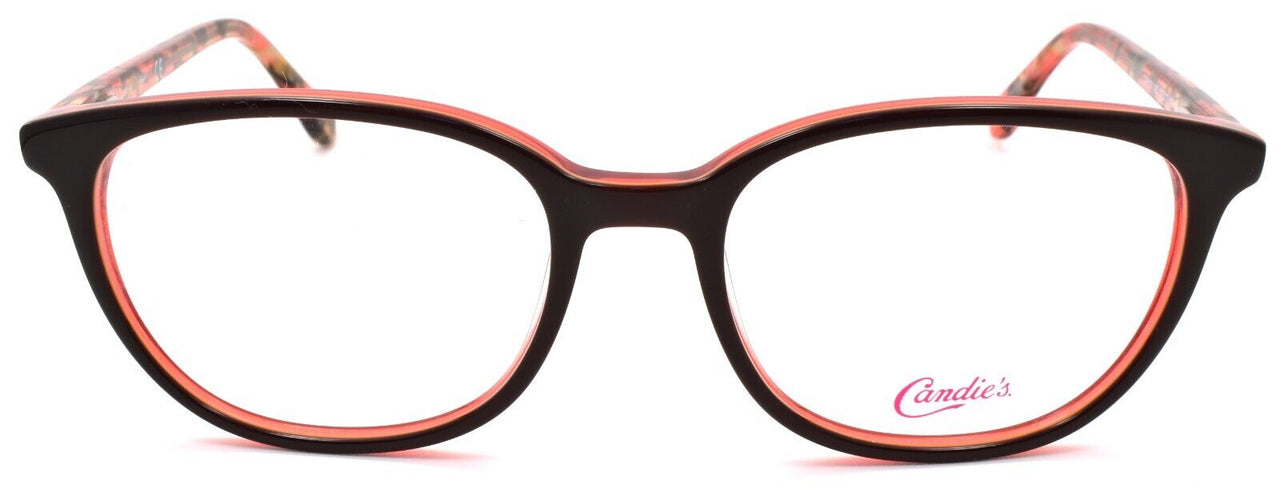 2-Candies CA0157 005 Women's Eyeglasses Frames 50-17-140 Black / Red-664689978977-IKSpecs