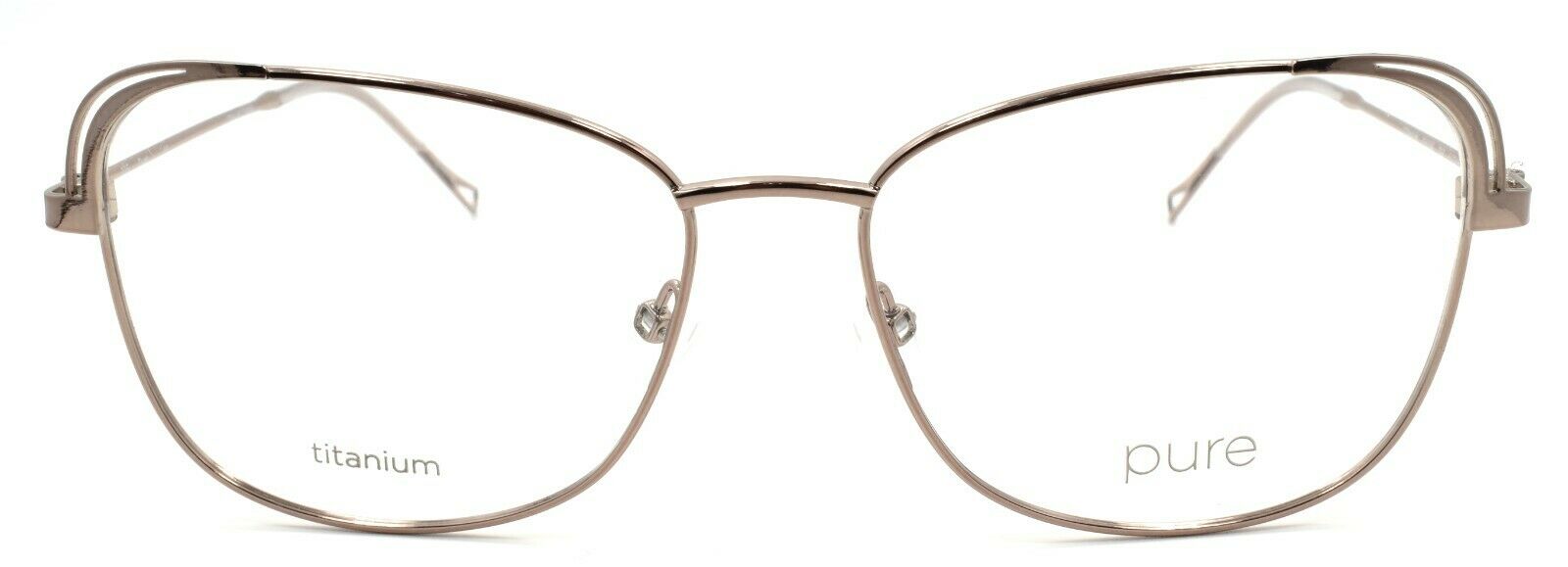 2-Airlock Pure P-5008 238 Women's Eyeglasses Titanium 54-15-145 Light Taupe-886895515153-IKSpecs