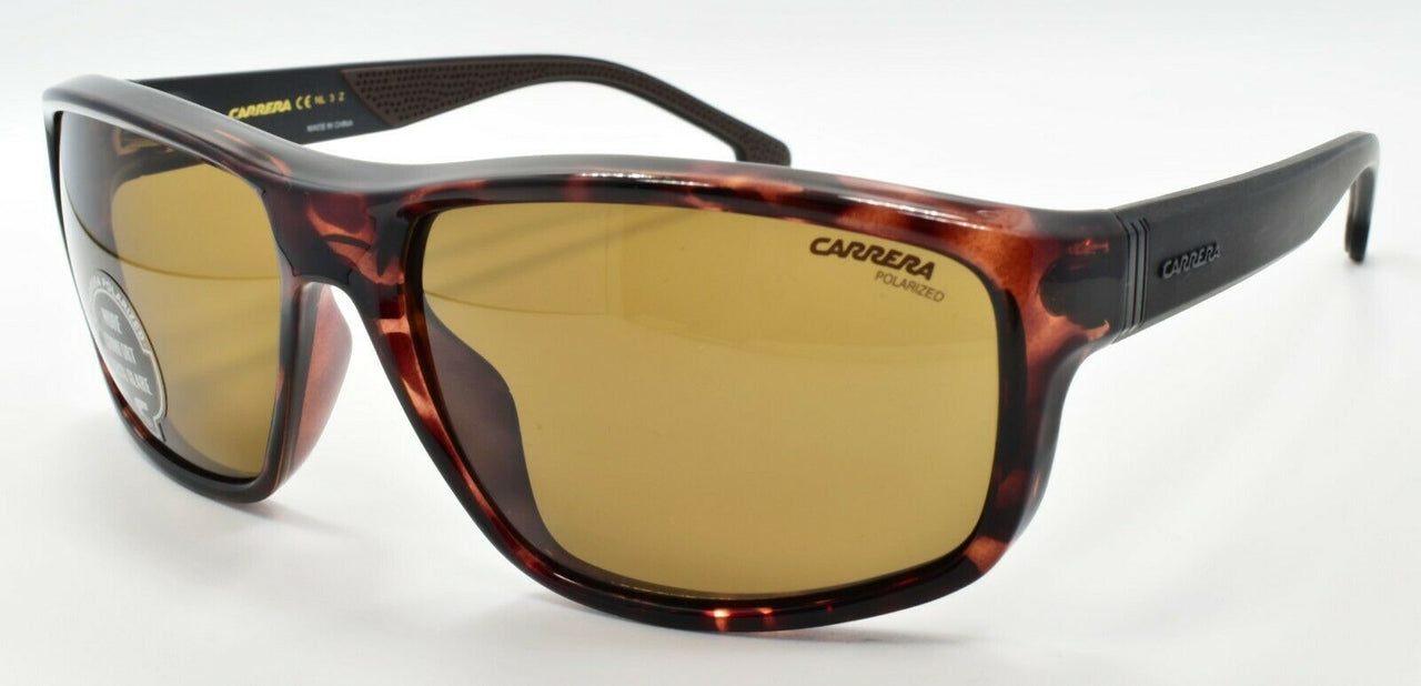 1-Carrera 8038/S 086 Men's Sunglasses 61-15-130 Dark Havana / Bronze Polarized-716736231204-IKSpecs