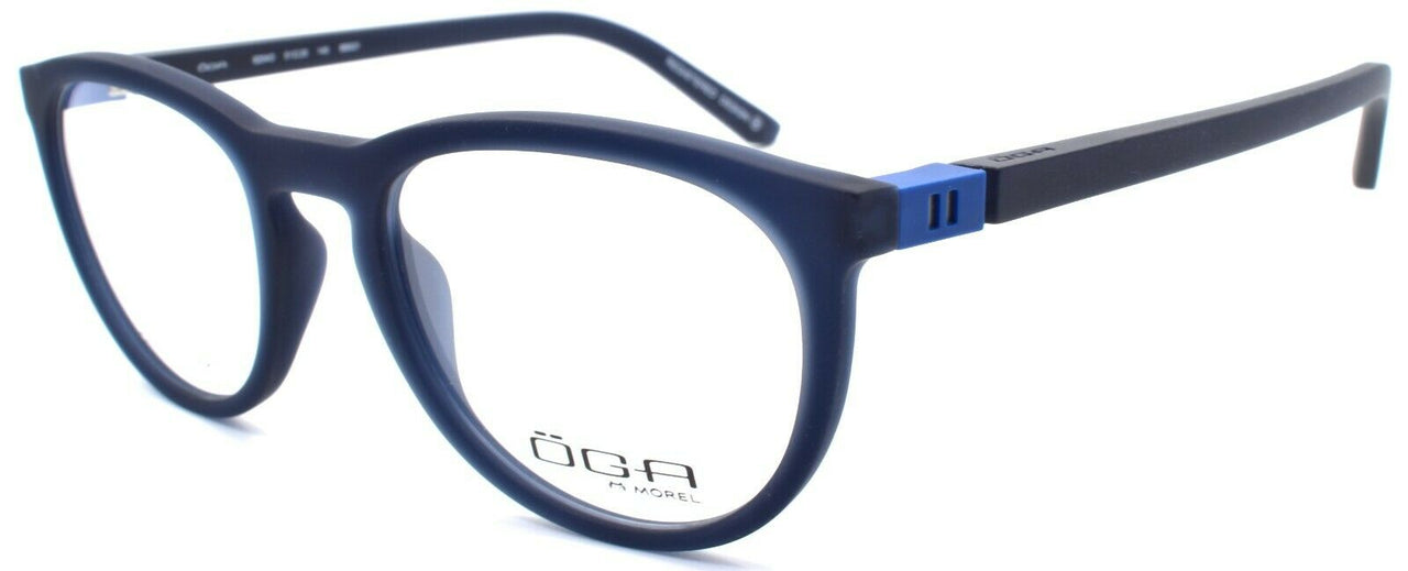 1-OGA by Morel 8204O BB021 Eyeglasses Frames 51-20-140 Dark Blue-3604770897661-IKSpecs