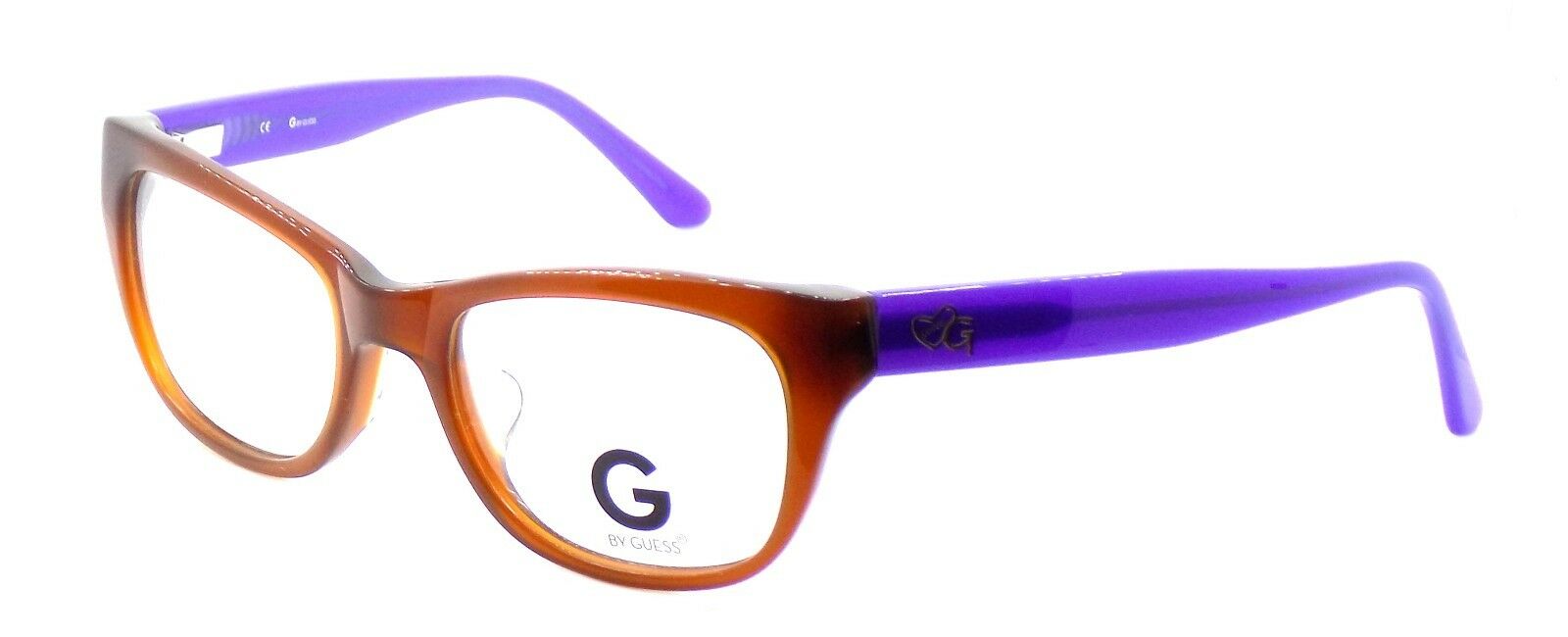 1-G by Guess GGA102 BRN Women's ASIAN FIT Eyeglasses Frames 52-19-135 Brown-715583637894-IKSpecs