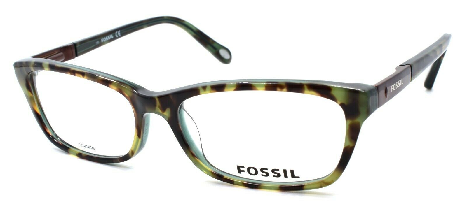 1-Fossil FOS 6049 JMV Women's Eyeglasses Frames 53-16-140 Havana Olive-716737697962-IKSpecs