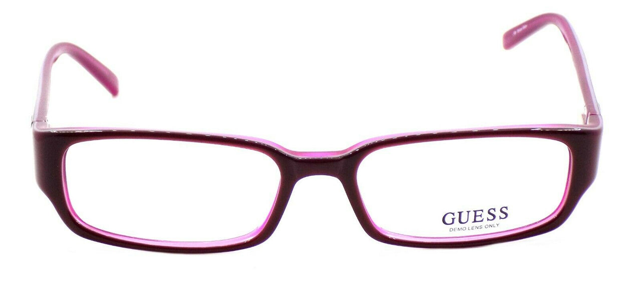 2-GUESS GU1686 RD Women's Eyeglasses Frames Plastic 51-16-135 Dark Red + CASE-715583264298-IKSpecs