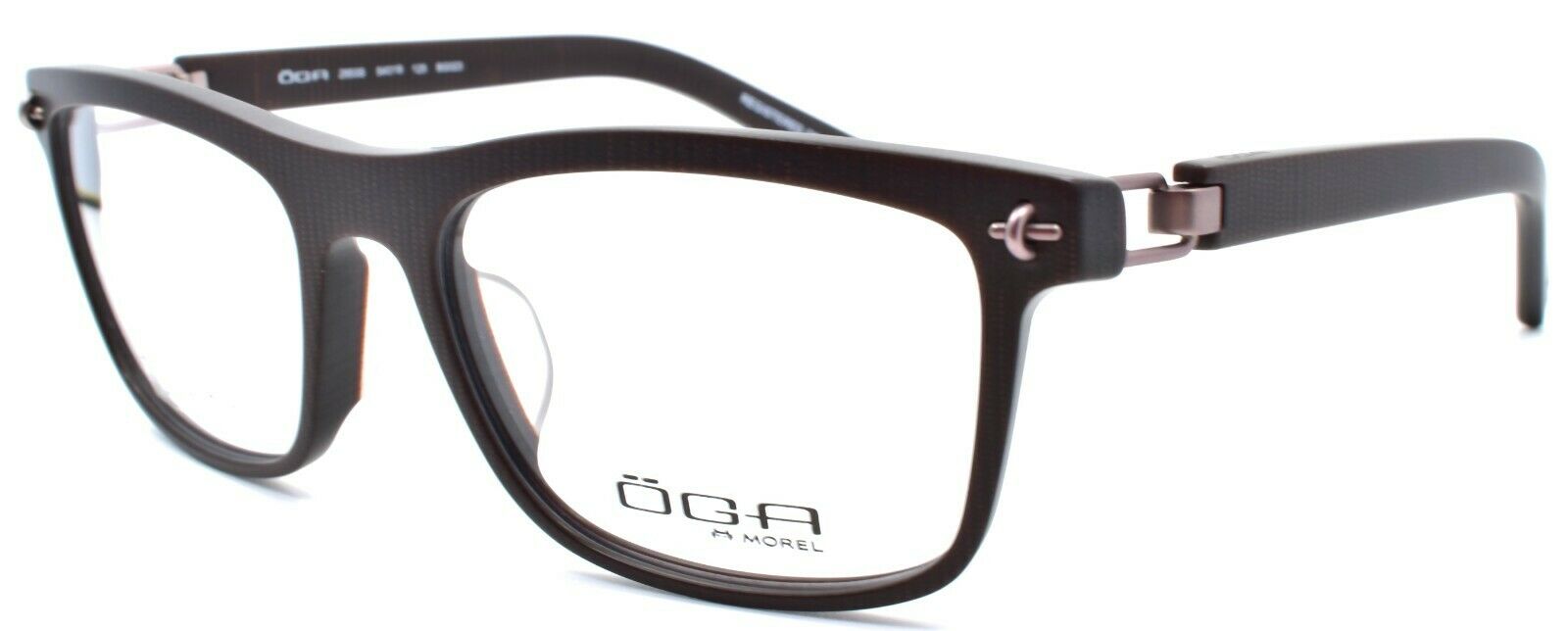1-OGA by Morel 2953S BG023 Men's Eyeglasses Frames Asian Fit 54-18-125 Red-3604770890259-IKSpecs